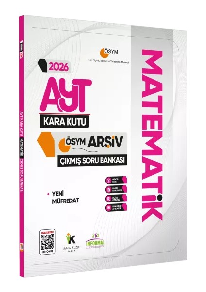 2026 YKS-TYT Matematik TEK Kitap ve AYT Matematik Kara Kutu ÖSYM Çıkmış Soru Bankası 2li Set Çözümlü modelleri