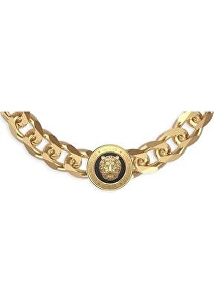 Erkek Bileklik Altın Renkli Modern Tasarım