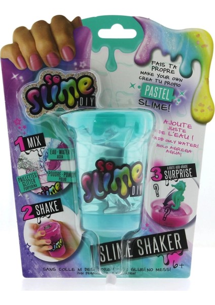 Pastel Yeşil Slime Shaker Rainbow Tekli Paket
