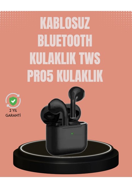 Tws Pro 5 Kulaklık – Uzun Süreli Kullanım Için Yüksek Batarya Performansı