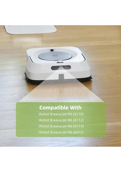 Irobot Braava Jet M6 Serisi Robot Için 6'lı Paket Çıkarılabilir Paspas Pedi (Yurt Dışından) indirimleri