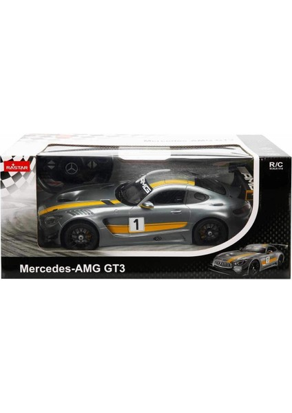 74100 Mercedes Amg Gt3 2.4ghz Işıklı Gri