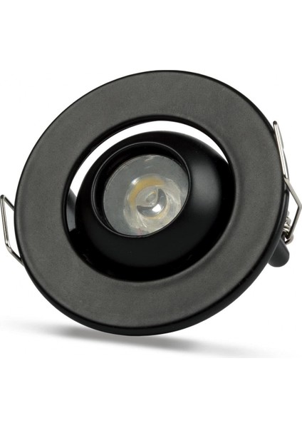 Noas YL94 0201 Siyah Kasa 1W LED Spot 6500K Beyaz Işık