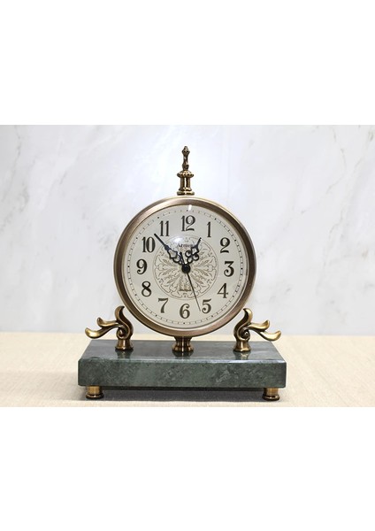 Mermer Tabanlı Masaüstü Saat