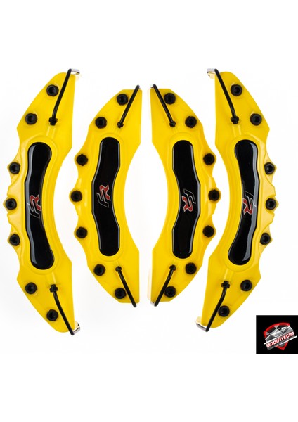 Sarı Fr 4'lü Kaliper Seti Yapıştırma Logolu