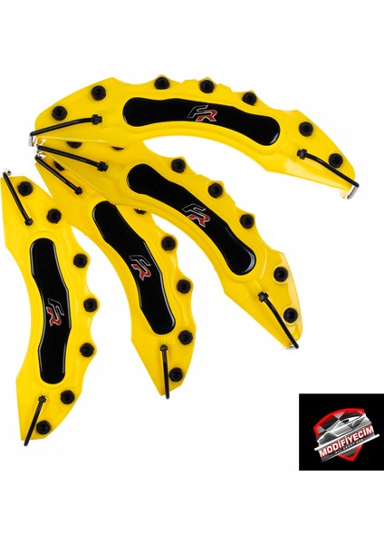 Sarı Fr 4'lü Kaliper Seti Yapıştırma Logolu fiyatları