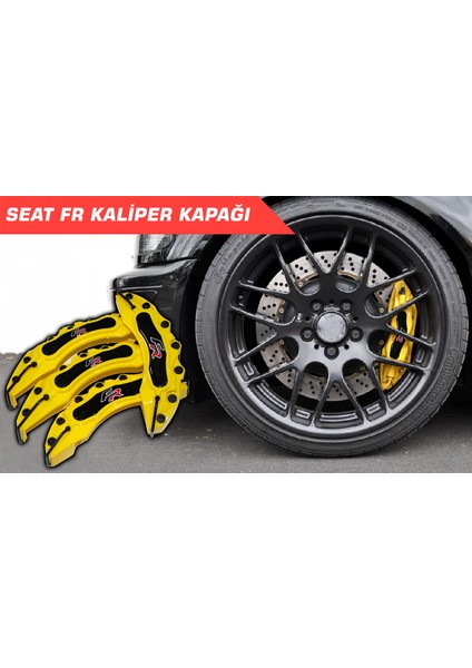Sarı Fr 4'lü Kaliper Seti Yapıştırma Logolu fırsatları