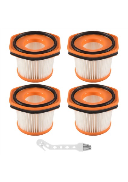 Shark Wandvac Sistemi WV360 WS620 WS630 Için 4'lü Yedek Filtre Paketi (Yurt Dışından)