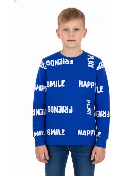Erkek Çocuk Sweatshirt Baskılı 2 İplik Şardonlu fiyatları