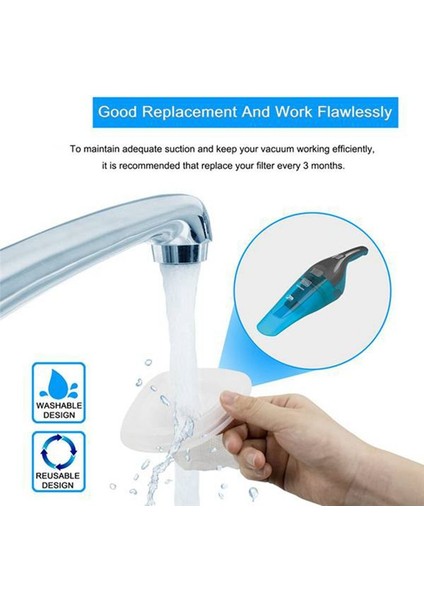 Black And Decker HNVC215B10, HNVC215B12AEV Için 4 Adet HNVCF10 Filtresi (Yurt Dışından) fırsatları