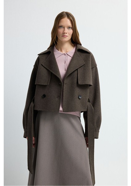 Kemer Detaylı Kısa Kaban A.kahve 13645390000 fırsatları