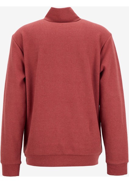 Bato Yaka Düz Örgü Desenli Kiremit Erkek Sweatshırt MML5WM-SWT9517 fiyatları