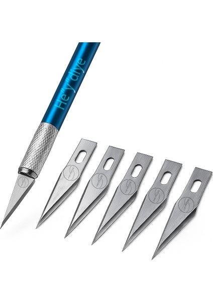 Maket Bıçağı Yedek Uç 5’li Set | Hassas Kesim | Model, Hobi, CNC, El Sanatları modelleri
