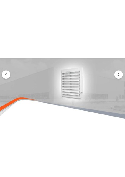 Plastik Menfez 45X65 cm Banyo / Wc Havalandırma Menfezi Panjur