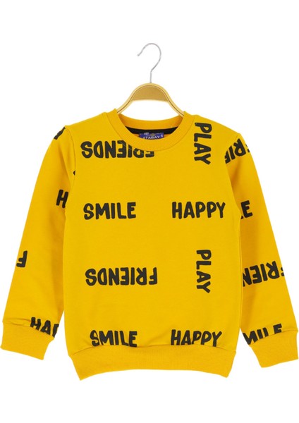Erkek Çocuk Sweatshirt Baskılı 2 İplik Şardonlu fiyatları