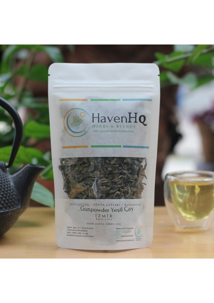 Gunpowder Yeşil Çay 50 gr | Haven Herbs & Blends