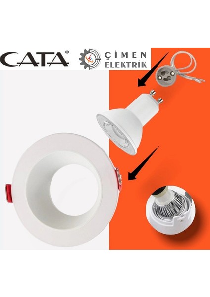 Cata Ct 5040 Beyaz Spot Kasası modelleri