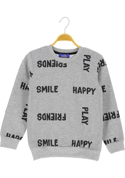 Erkek Çocuk Sweatshirt Baskılı 2 İplik Şardonlu fiyatları