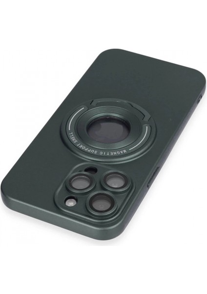 iPhone 13 Pro Max Kılıf Lukka Magneticsafe Kapak - Koyu Yeşil (K95) indirimleri