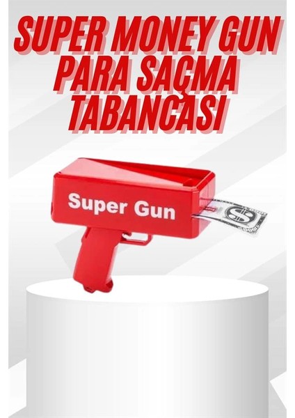 Çocuklara Özel Eğlenceli Para Saçma Makinası Parti Oyuncağı Kırmızı fiyatları