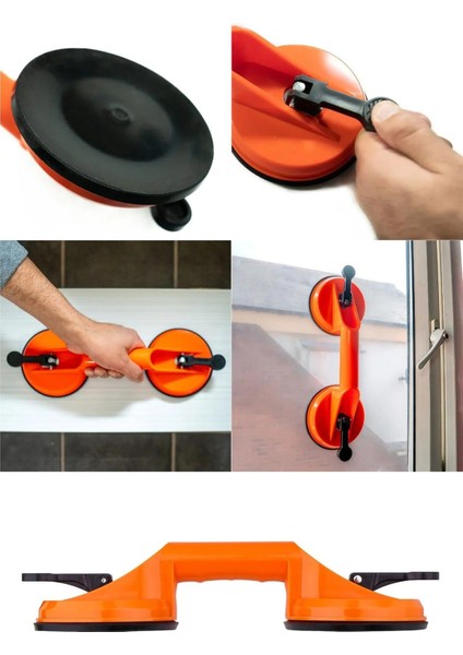 Vantuz Cam Vantuzu Vakumlu Cam Fayans Ahşap Tutucu Taşıma Araba Kaporta Göcük Çektirme 2'li Plastik fiyatları