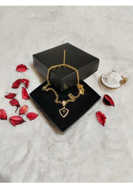 Çelik North Shield Kolye fırsatları