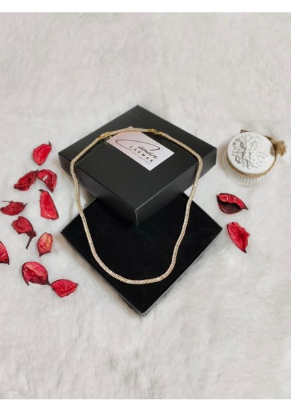 Silver Renk Balık Sırtı Zincir Kolye