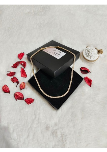 Silver Renk Balık Sırtı Zincir Kolye