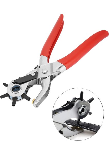 Çok Fonksiyonlu Kemer Delme Pensesi Deri Saat Kayışı Kemer Için Kullanışlı Delik Açma Aracı fiyatları