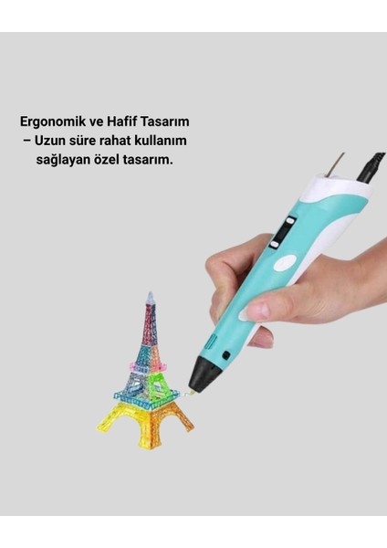 Çocuklar Için Güvenli 3D Yazıcı Kalem modelleri