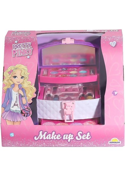 4279 3 Katmanlı Çantalı Makyaj Seti -Sunman fırsatları