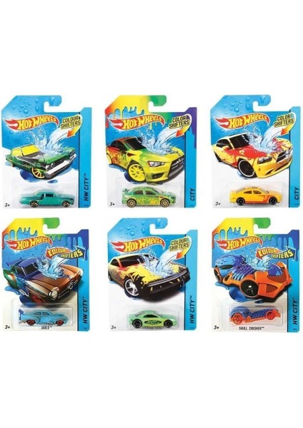 BHR15 Hot Wheels Renk Değiştiren Arabalar - 1 Adet Stokta Olan Gönderilir modelleri