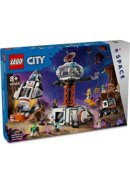 LEGO City Uzay Üssü ve Roket Fırlatma Rampası 60434 fiyatları