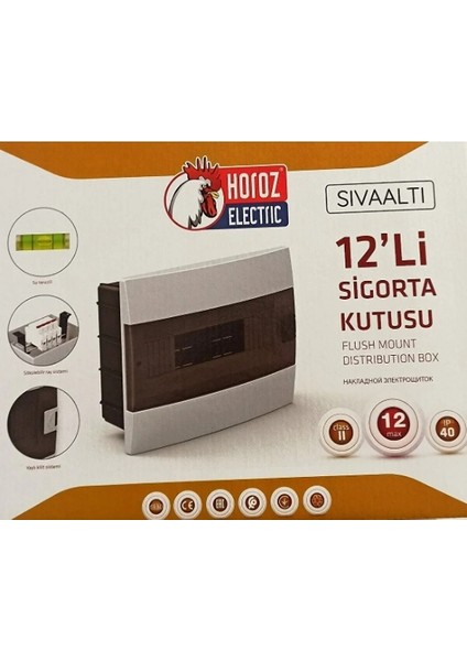 Horoz 12 Li Sıva Altı Sigorta Kutusu fiyatları