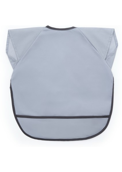 Kısa Kollu Su Geçirmez Bebek Mama ve Oyun Önlüğü