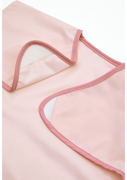 Kısa Kollu Su Geçirmez Bebek Mama ve Oyun Önlüğü