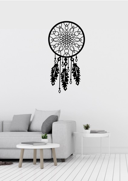 Tüylü Geometrik Desenli Kapı Duvar Süsü