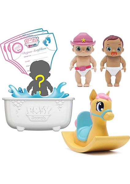 Baby Secrets Sürpriz Figür ve Bebek Arabası Seti modelleri