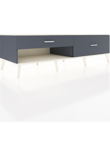 Kronos Tv Ünitesi 2 Çekmeceli 176X59X51 Antrasit-Aytaşı/antrasit fiyatları