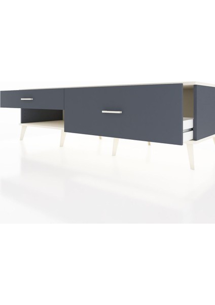 Kronos Tv Ünitesi 2 Çekmeceli 176X59X51 Antrasit-Aytaşı/antrasit fırsatları