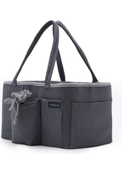 Çok Gözlü Fonksiyonel Müslin Anne Organizer Bebek Bakım Çantası indirimleri