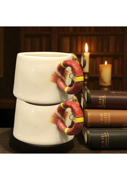 Harry Potter ve Hermione 3D Kabartmalı Charm Hediyeli El Yapımı 2 'li Seramik Kupa Mug modelleri