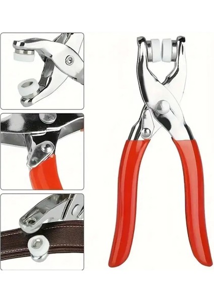 200 Adet Paslanmaz Çelik Çıtçıt ve Pense Seti Metal Çıt Çıt Makinesi modelleri