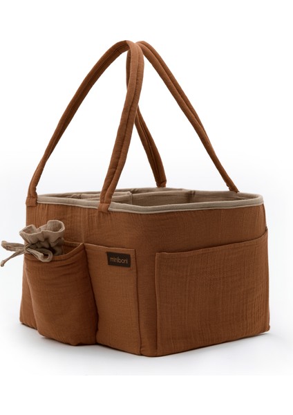 Çok Gözlü Fonksiyonel Müslin Anne Organizer Bebek Bakım Çantası fiyatları