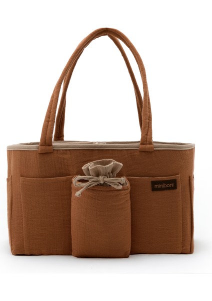 Çok Gözlü Fonksiyonel Müslin Anne Organizer Bebek Bakım Çantası modelleri