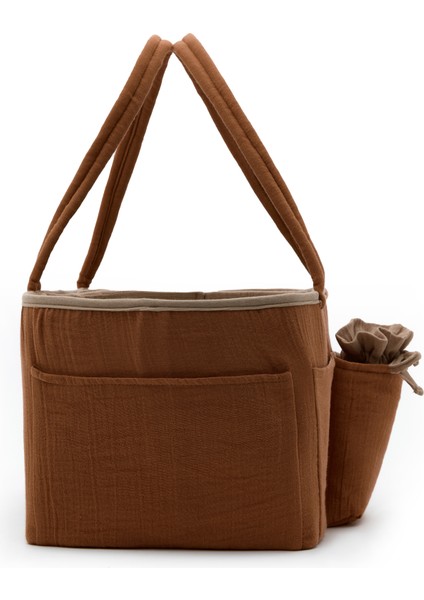 Çok Gözlü Fonksiyonel Müslin Anne Organizer Bebek Bakım Çantası indirimleri