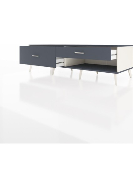 Kronos Tv Ünitesi 2 Çekmeceli 176X59X51 Aytaşı-Antrasit modelleri