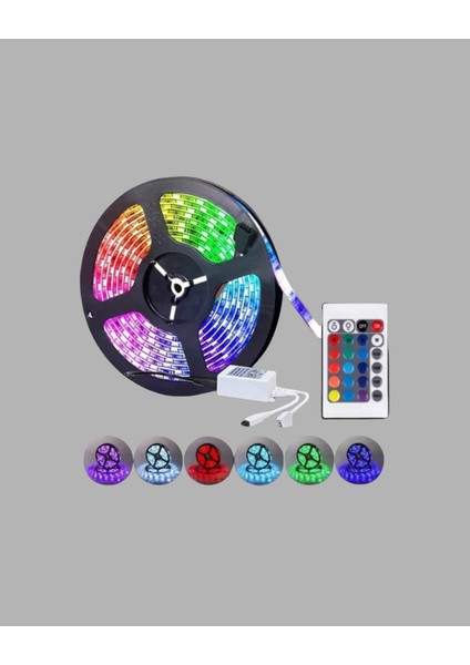 Bfs Smart Şerit LED Işık – Uzaktan Kumandalı, USB Girişli, Müzik Modlu fiyatları