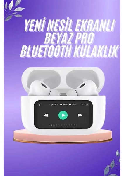 Dokunmatik Ekranlı Anc/enc Yeni Nesil Pro Bluetooth Kulaklık Dokunmatik Ekran