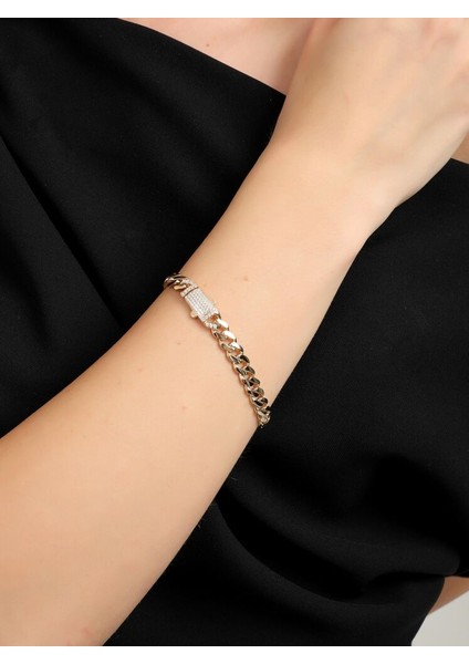 Altın Gurmet Bileklik Italy Kilit 19 cm En 5 mm fiyatları